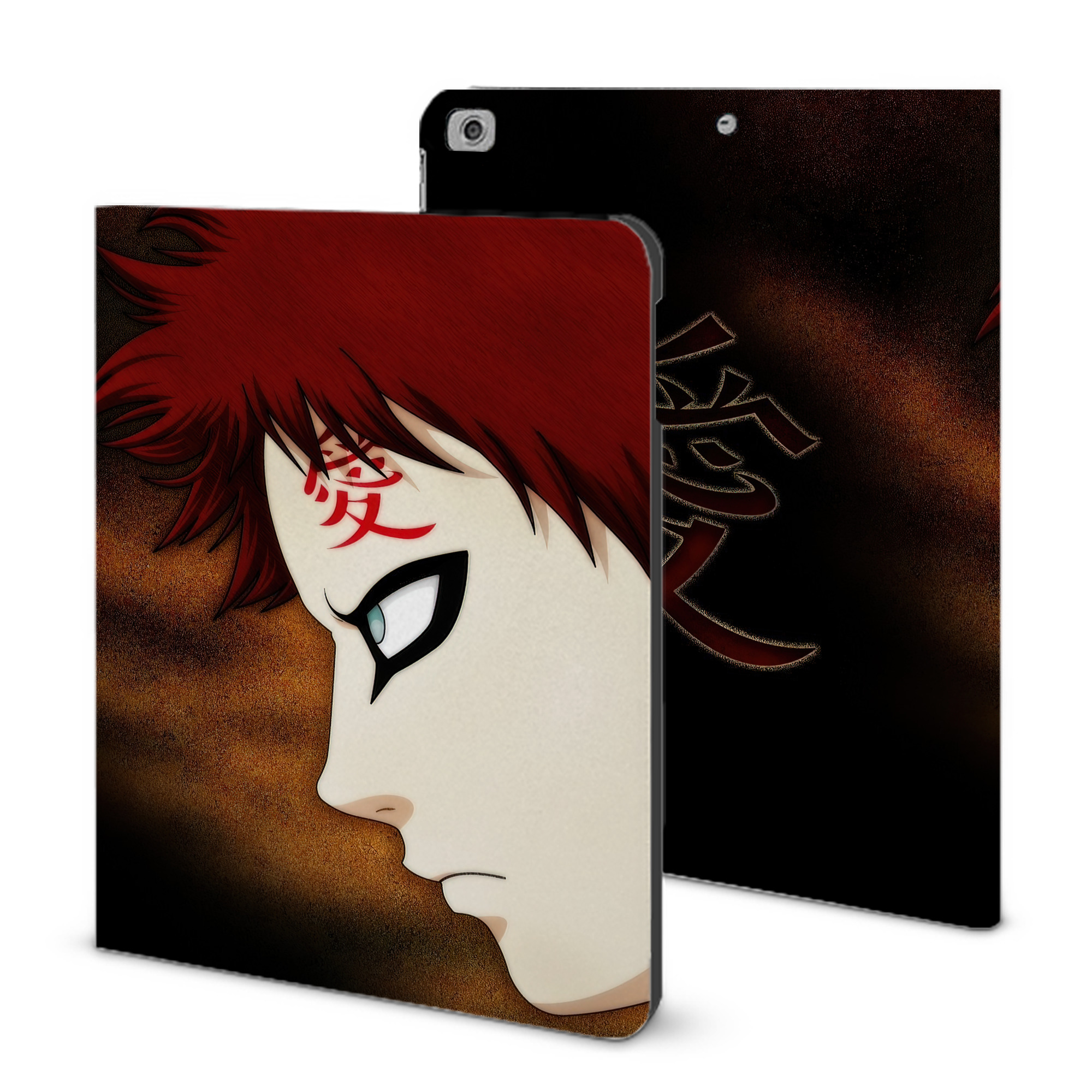 （画像用） NARUTO -ナルト- NARUTO -ナルト- 疾風伝 IPad ケース ブック型 PUレザー TPU 耐衝撃 軽量 薄型 ペン収納なし 全面保護 IPad 各モデル対応